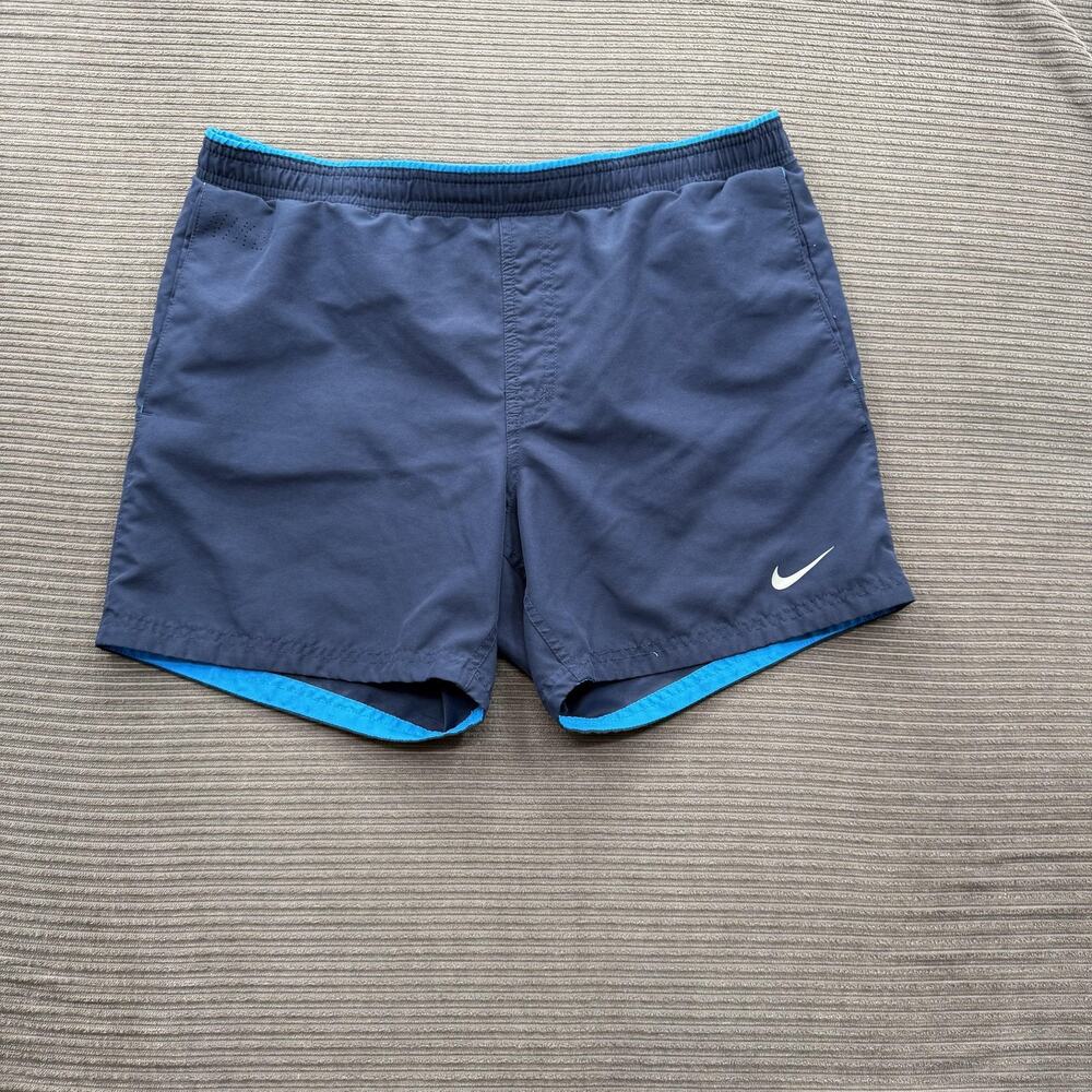Nike Swim Trunks Shorts‎ Mens Medium Athletic Lined Drawstring Quick Dry